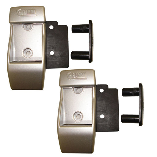 Fiamma Aluminium Wall Brackets 98655-728 Fix Legs To Side Wall Awning - Fiamma wall installation adapters enabling secure awning mounting across different vehicle types - My Fiamma