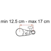 Fiamma Bike-Block Pro 1 - Deep Black 04133H01A - Fiamma wall installation adapters enabling secure awning mounting across different vehicle types - My Fiamma