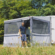 Fiamma Privacy Room Caravanstore Light 250 Van (08764A01-) - Fiamma wall installation adapters enabling secure awning mounting across different vehicle types - My Fiamma