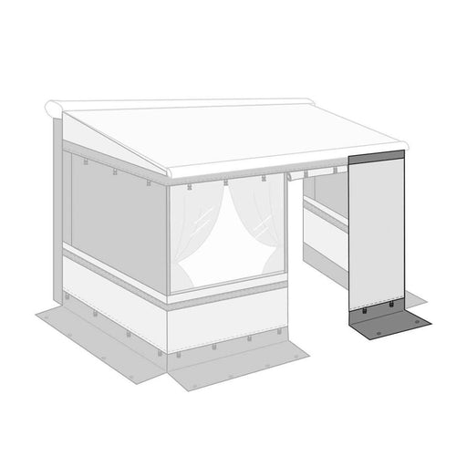 Fiamma Front Panel Light 40 for F80 Privacy Room (08766M01-) - Fiamma wall installation adapters enabling secure awning mounting across different vehicle types - My Fiamma