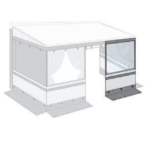 Fiamma Front Panel Light 130 08766F01- - Fiamma wall installation adapters enabling secure awning mounting across different vehicle types - My Fiamma