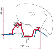 Fiamma Kit for Mercedes Sprinter 400 Eagle UK (98655Z010) - Fiamma wall installation adapters enabling secure awning mounting across different vehicle types - My Fiamma