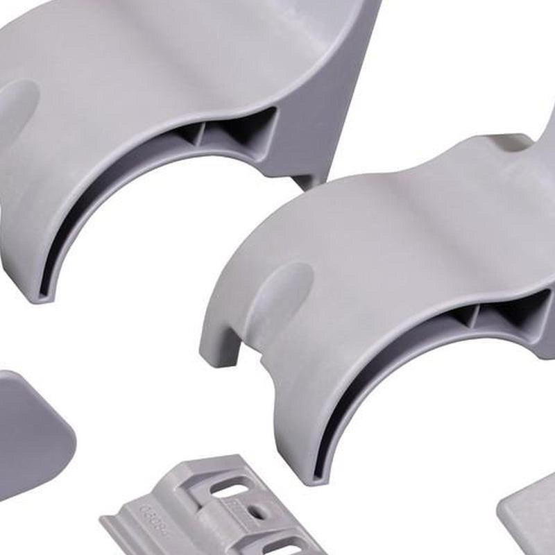 Fiamma Kit Side F70 Add On Clips for Side W Pro and Sun View Side 98661-001 - Fiamma wall installation adapters enabling secure awning mounting across different vehicle types - My Fiamma