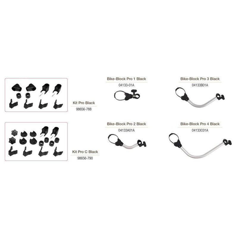 Fiamma C/B Pro C Upgrade Kit Black (98656-790) - Fiamma wall installation adapters enabling secure awning mounting across different vehicle types - My Fiamma