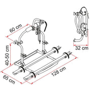 Fiamma Motorhome Carry Bike CL Black Cycle Carrier - Fiamma wall installation adapters enabling secure awning mounting across different vehicle types - My Fiamma