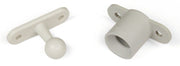 Fiamma Caravan & Motorhome Door Holder - Exterior Door Retainer Clip - White - General Fiamma accessories supporting improved comfort, usability and organisation for touring vehicles - My Fiamma
