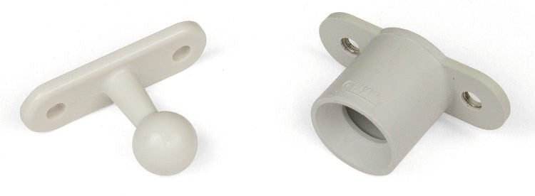 Fiamma Caravan & Motorhome Door Holder - Exterior Door Retainer Clip - White - General Fiamma accessories supporting improved comfort, usability and organisation for touring vehicles - My Fiamma