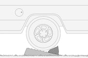 Fiamma Chock Level Up – Wheel Chock for Level Up Levelling Ramps – Grey - Fiamma levelling systems and accessories ensuring stable, even positioning of caravans and motorhomes on uneven ground - My Fiamma