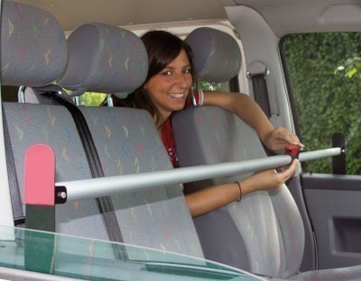 Fiamma Duo-Safe Pro - Interior Cab Door Security Bar - Telescopic Brace - Fiamma Safe Door and Guardian locks offering reinforced security for vehicle entrances and storage compartments - My Fiamma