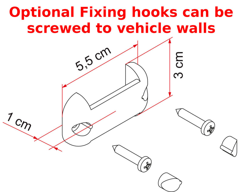 Fiamma Pack Organizer Shoes - Hanging Shoe Storage - Moonlight Grey - Fiamma organisers for caravans and motorhomes helping keep living spaces tidy, accessible and efficiently arranged - My Fiamma