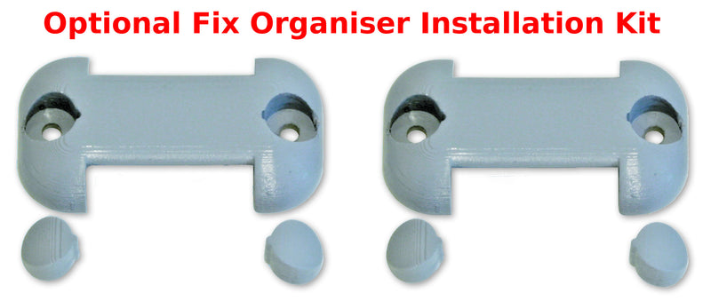 Fiamma Pack Organizer Shoes - Hanging Shoe Storage - Moonlight Grey - Fiamma organisers for caravans and motorhomes helping keep living spaces tidy, accessible and efficiently arranged - My Fiamma