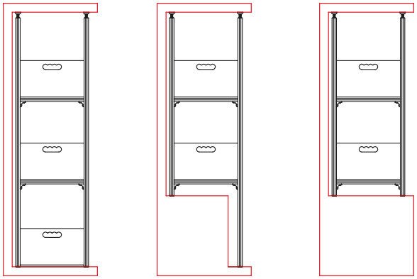 Fiamma Garage System Standard - Modular Garage Shelving Frame - Aluminium 6060 - Fiamma garage organisation accessories designed to maximise storage efficiency in motorhome garages - My Fiamma