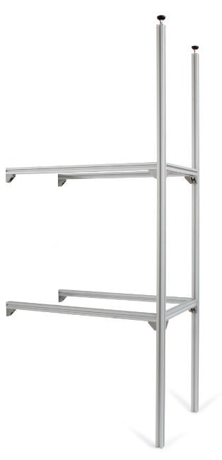 Fiamma Garage System Upgrade – Add-On Bay for Garage Shelving – Aluminium 6060 - Fiamma garage organisation accessories designed to maximise storage efficiency in motorhome garages - My Fiamma