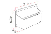 Fiamma Pocket L - Wall Storage Pocket - Grey - For Motorhomes, Caravans and Campervans - Fiamma organisers for caravans and motorhomes helping keep living spaces tidy, accessible and efficiently arranged - My Fiamma