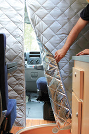 Fiamma Thermo Wall Ducato Cabin - Thermal Partition Curtain - Insulated Cab Divider - Fiamma vehicle covers providing protective, weather-resistant shielding for motorhomes, vans and campervans - My Fiamma