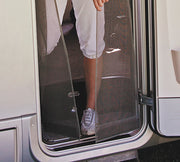 Fiamma Caravan and Motorhome Door Mosquito Mesh - 2 Overlapping Panels - Adjustable Height - General Fiamma accessories supporting improved comfort, usability and organisation for touring vehicles - My Fiamma