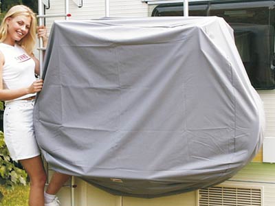 Fiamma Carry-Bike Bike Cover S - 4 Bikes - Rear Rack Cover - Platinum Grey - Fiamma bike covers providing weather-resistant, secure protection for bicycles during travel - My Fiamma