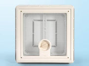Fiamma Vent 40 Rooflight - 40x40 cm - White - Mosquito Net & Permanent Ventilation - Fiamma rooflights for caravans and motorhomes delivering natural light, ventilation and weatherproof roof openings - My Fiamma