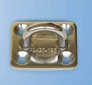 Kit Square Plates (4 pcs, stainless steel fixing hooks for garage floor/walls) - Fiamma garage organisation accessories designed to maximise storage efficiency in motorhome garages - My Fiamma