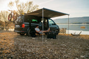 F45s 260 - VW T5 / T6 M / T - RHD - Wall Installation Awning - Fiamma wall-mounted awnings for caravans and motorhomes providing shade and sheltered outdoor space - My Fiamma