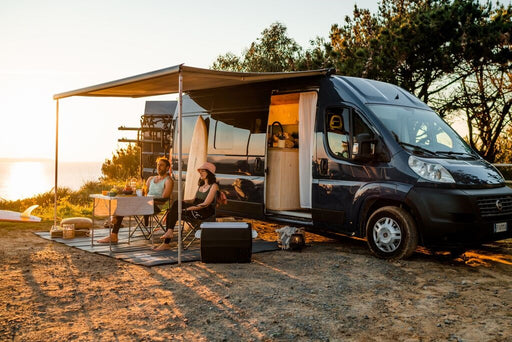 F80s 370 Ducato Roof Installation Awning - Fiamma roof-mounted awnings designed for secure rooftop installation and reliable shade on campervans and motorhomes - My Fiamma