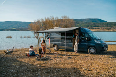 F80s 400 Ducato Roof Installation Awning - Fiamma roof-mounted awnings designed for secure rooftop installation and reliable shade on campervans and motorhomes - My Fiamma