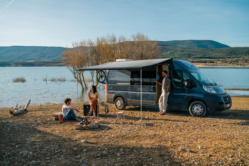 F80s 400 Ducato Roof Installation Awning - Fiamma roof-mounted awnings designed for secure rooftop installation and reliable shade on campervans and motorhomes - My Fiamma