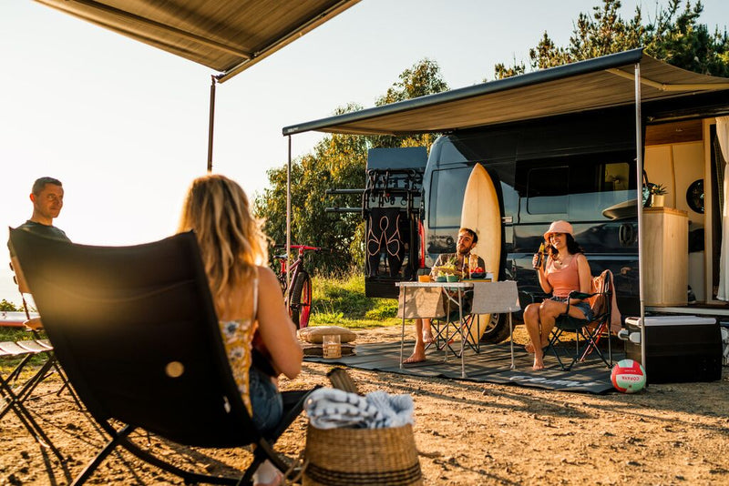 F80s 400 Ducato Roof Installation Awning - Fiamma roof-mounted awnings designed for secure rooftop installation and reliable shade on campervans and motorhomes - My Fiamma