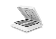 Fiamma Turbo-Vent 40 - 12V Roof Vent Fan - White - Reversible, Thermostat, 40x40 cm - Fiamma rooflights for caravans and motorhomes delivering natural light, ventilation and weatherproof roof openings - My Fiamma
